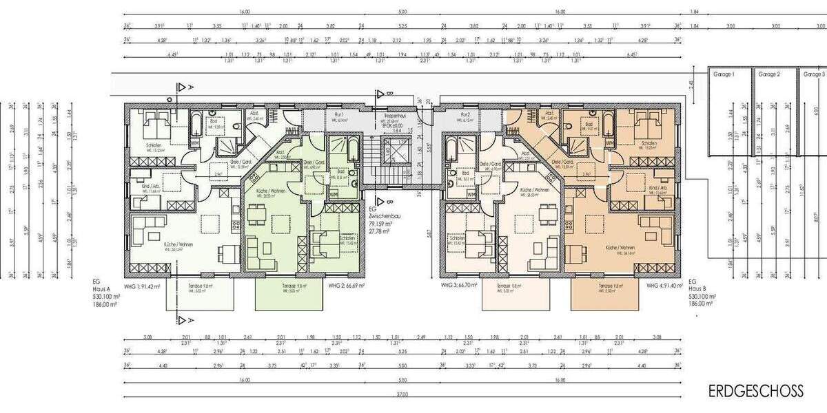 Etagenwohnung Heroldsberg - 3 Zimmer, 91 m&sup2;, 485.700&euro; | Angebot:23943583