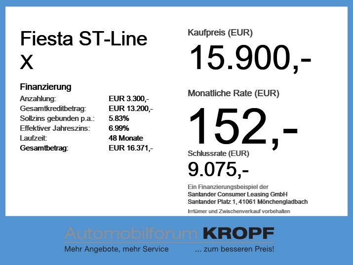 Ford Fiesta 42.217 km 15.900 &euro; Nürnberg 90411