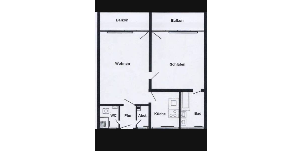 Etagenwohnung Erlangen Erlangen-Nord - 2 Zimmer, 246.000&euro; | Angebot:26554640