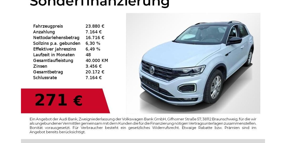 VW T-Roc 105.300 km 23.880 &euro; Nürnberg 90411