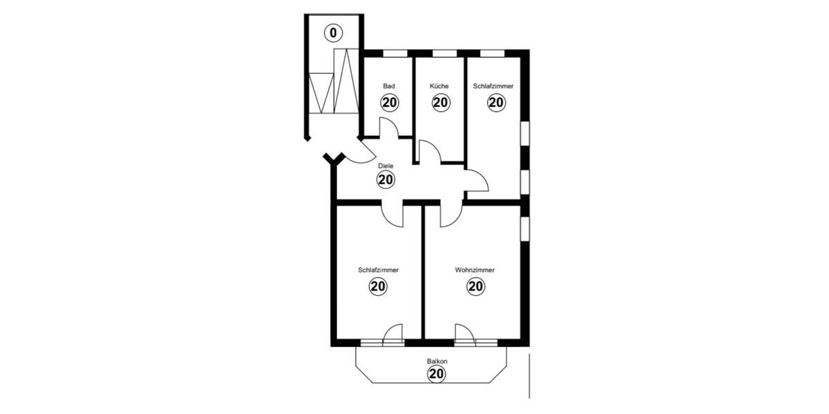 Etagenwohnung Fürth Eigenes Heim - 3 Zimmer, 84 m&sup2;, 1.175&euro; | Angebot:26228849