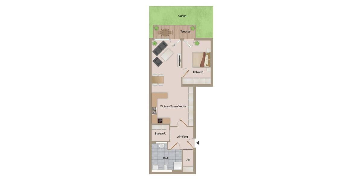 Etagenwohnung Altdorf - 2 Zimmer, 73 m&sup2;, 900&euro; | Angebot:26486060