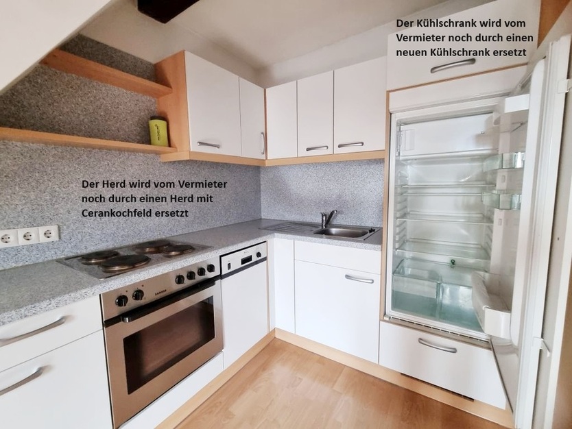 Schöne 3-Zi-Whg - FÜR MAXIMAL 2 PERSONEN -Einbauküche – Tageslichtbad – Wiesengrund in Laufweite zimmer