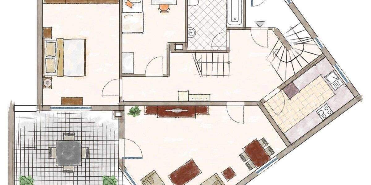 Charmante Wohnung mit Garten in Alterlangen - Renovierungsprojekt mit Potenzial! 3 zimmer