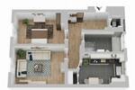 Etagenwohnung Nürnberg Erlenstegen - 2 Zimmer, 65 m&sup2;, 1.100&euro; | Angebot:26388881