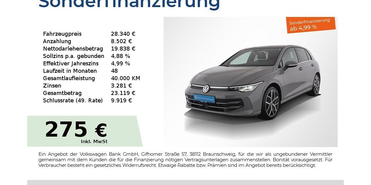 VW Golf 28.450 km 27.990 &euro; Nürnberg 90441