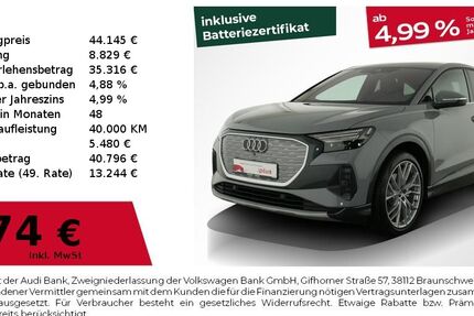 Audi Q4 e-tron 7.797 km 44.145 € Nürnberg 90441