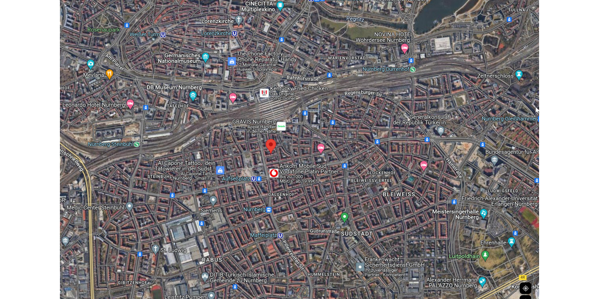 1 Zimmer in 2er-WG, in Nürnberg Hauptbahnhof, 450 EUR 1 zimmer