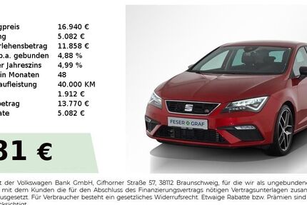 Seat Leon 82.950 km 16.940 &euro; Nürnberg 90431