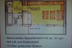 Etagenwohnung Nürnberg Rabus - 1 Zimmer, 31 m&sup2;, 119.000&euro; | Angebot:27153957