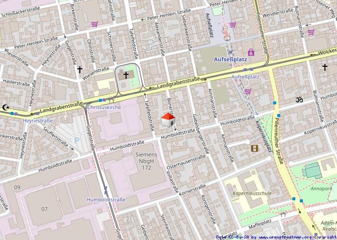 Erdgeschoßwohnung Nürnberg Rabus - 1 Zimmer, 12 m&sup2;, 385&euro; | Angebot:24878753