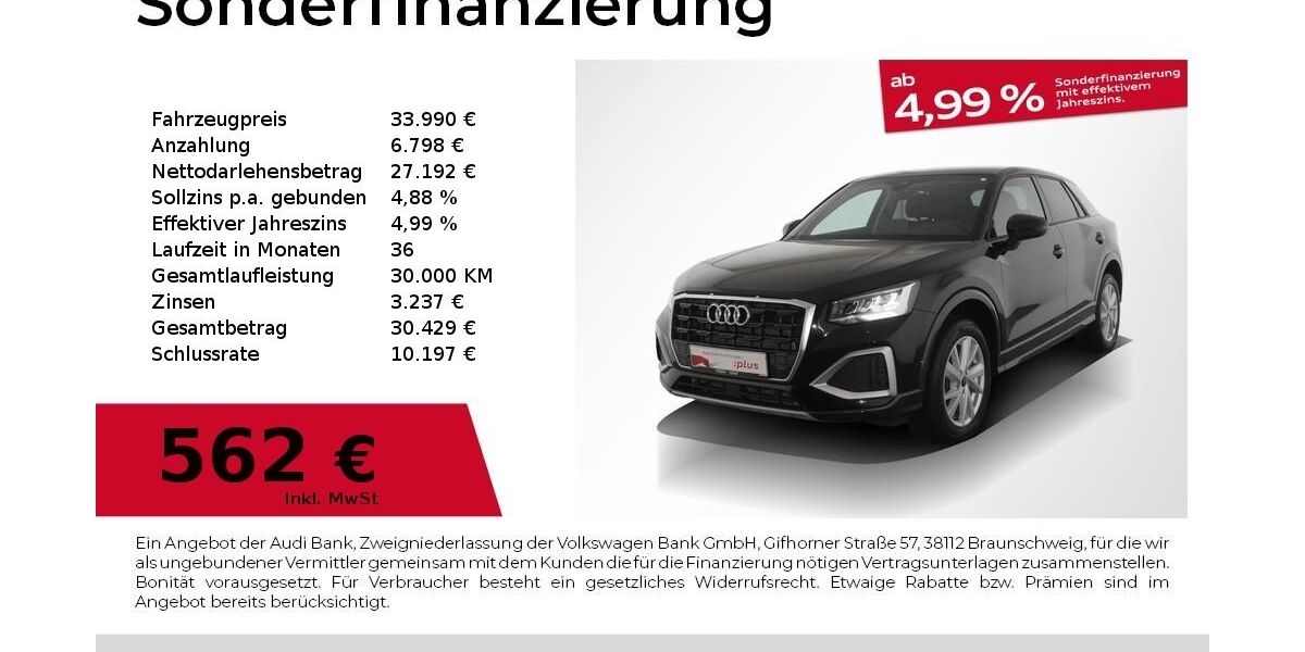 Audi Q2 22.451 km 33.990 &euro; Nürnberg 90441