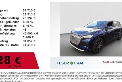Audi Q4 e-tron 48.694 km 37.710 € Nürnberg 90411