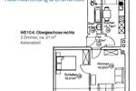 Etagenwohnung Nürnberg Kleinweidenmühle - 2 Zimmer, 50 m&sup2;, 750&euro; | Angebot:27595698