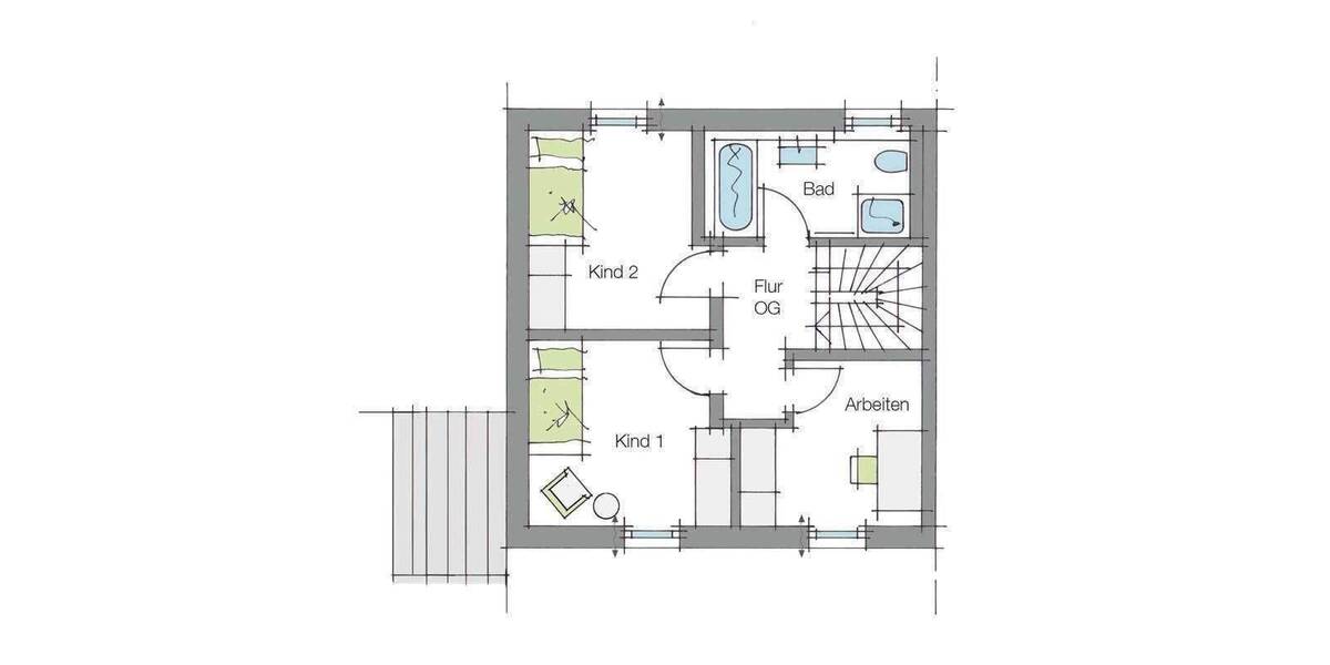 Reihenmittelhaus Erlangen Büchenbach - 5 Zimmer, 116 m&sup2;, 645.000&euro; | Angebot:26835176