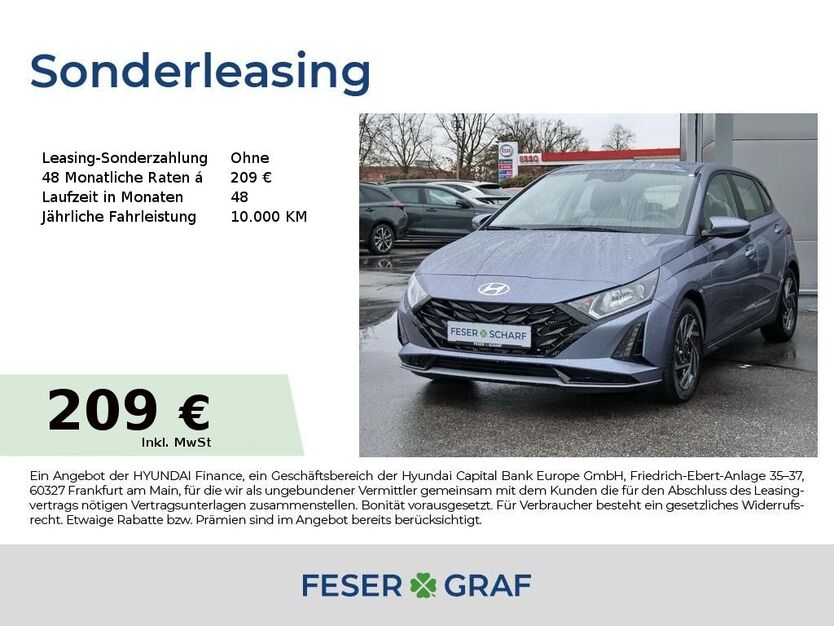 Hyundai i20 6.619 km 16.690 € Fürth 90763