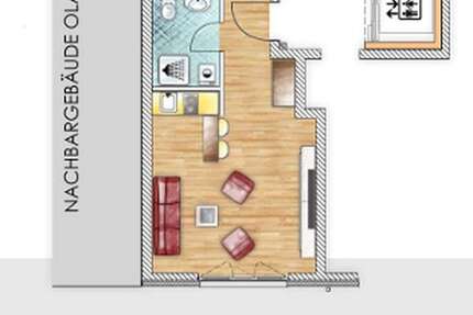 Wohnung Nürnberg Schnepfenreuth - 2 Zimmer, 39 m&sup2;, 228.000&euro; | Angebot:26767086