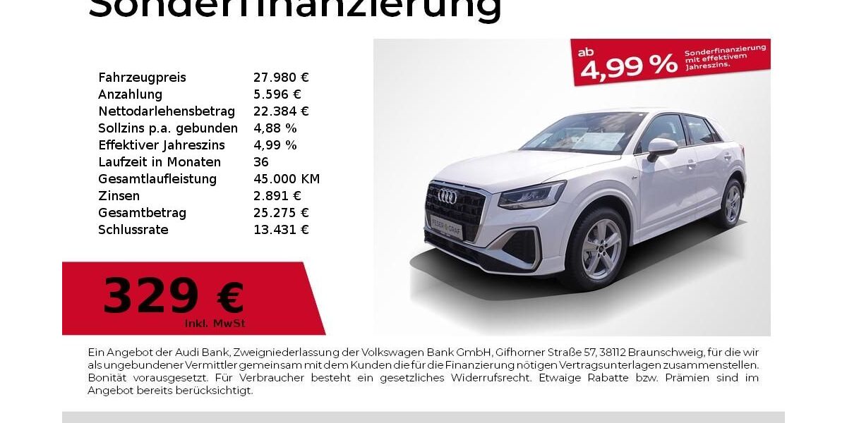 Audi Q2 4.900 km 27.980 &euro; Fürth 90763