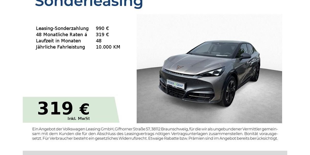 Cupra Tavascan 10.100 km 38.950 &euro; Schwabach 91126
