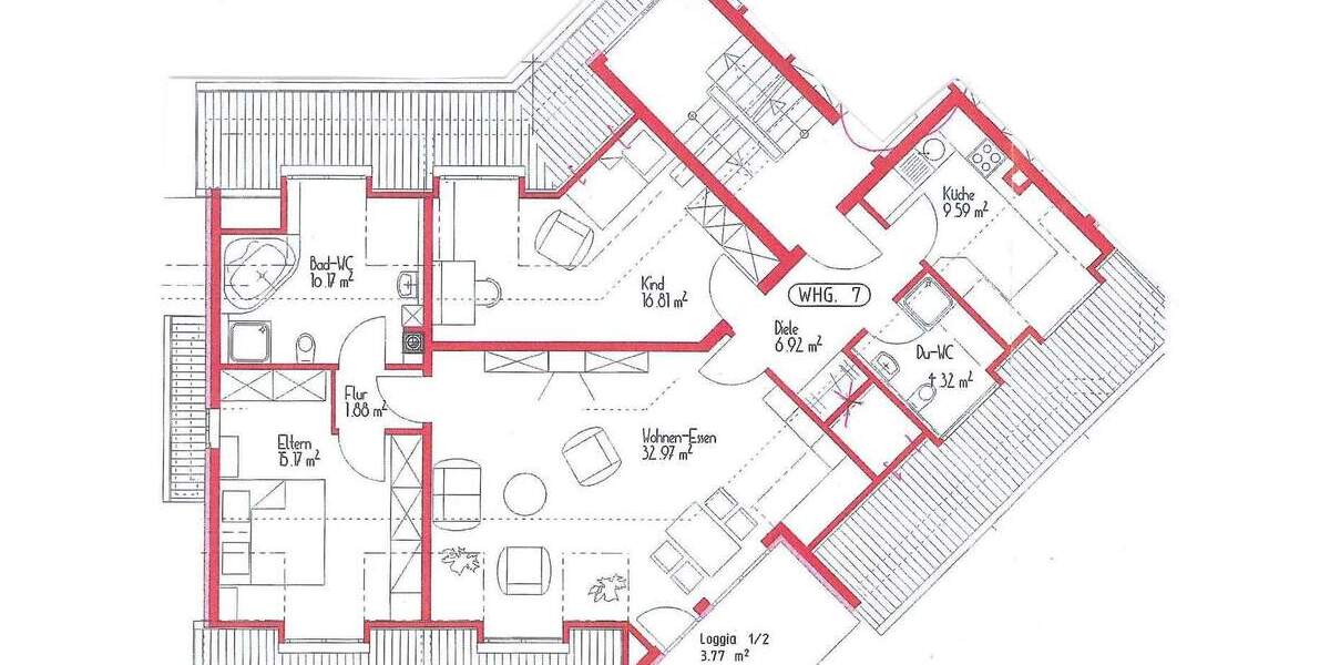 Etagenwohnung Feucht - 3 Zimmer, 98 m&sup2;, 420.000&euro; | Angebot:26894885