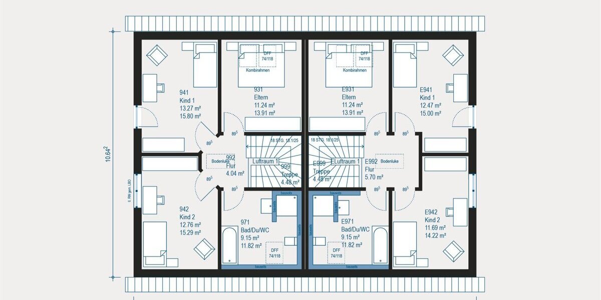 Individuelles, schlüsselfertiges Mehrfamilienhaus in Kleinsendelbach - Flexibilität trifft moderne Fertighausqualität - Mehrfamilienhaus, Wohnhaus Kleinsendelbach Steinbach | Angebot:27479268