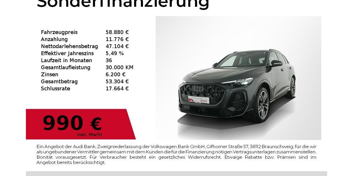 Audi Q5 16.600 km 58.880 &euro; Nürnberg 90441