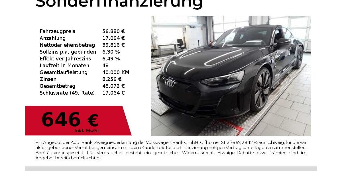 Audi e-tron GT 21.600 km 56.880 &euro; Nürnberg 90411