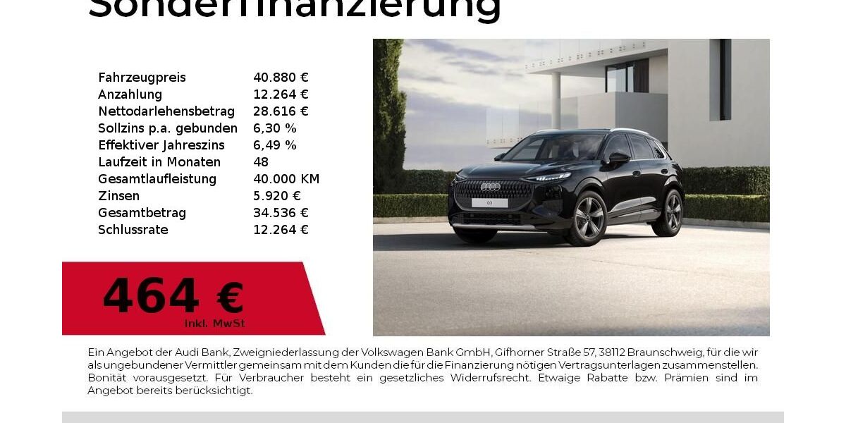 Audi Q3 9.900 km 40.880 &euro; Nürnberg 90411