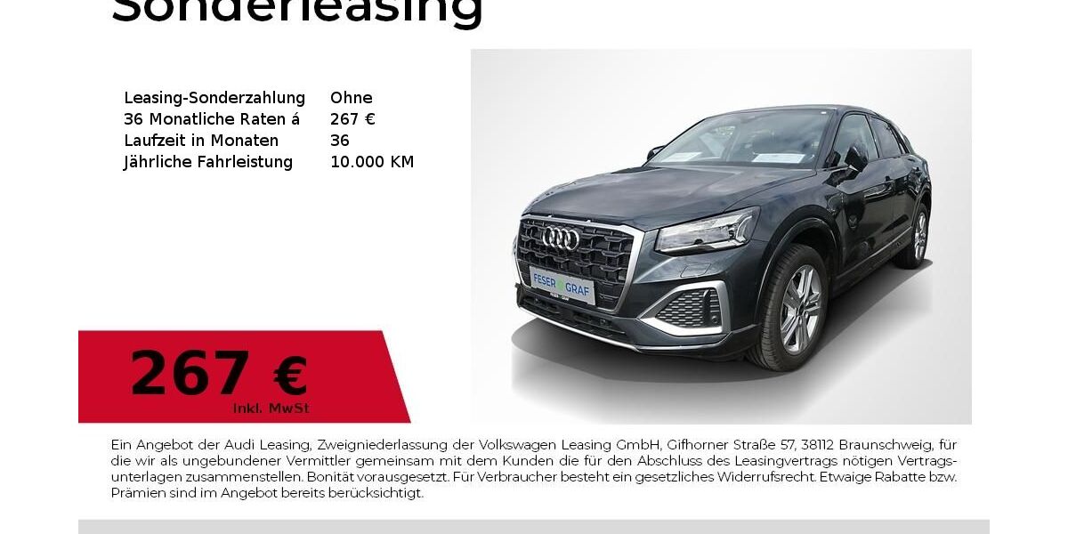 Audi Q2 6.272 km 26.770 &euro; Erlangen 91058