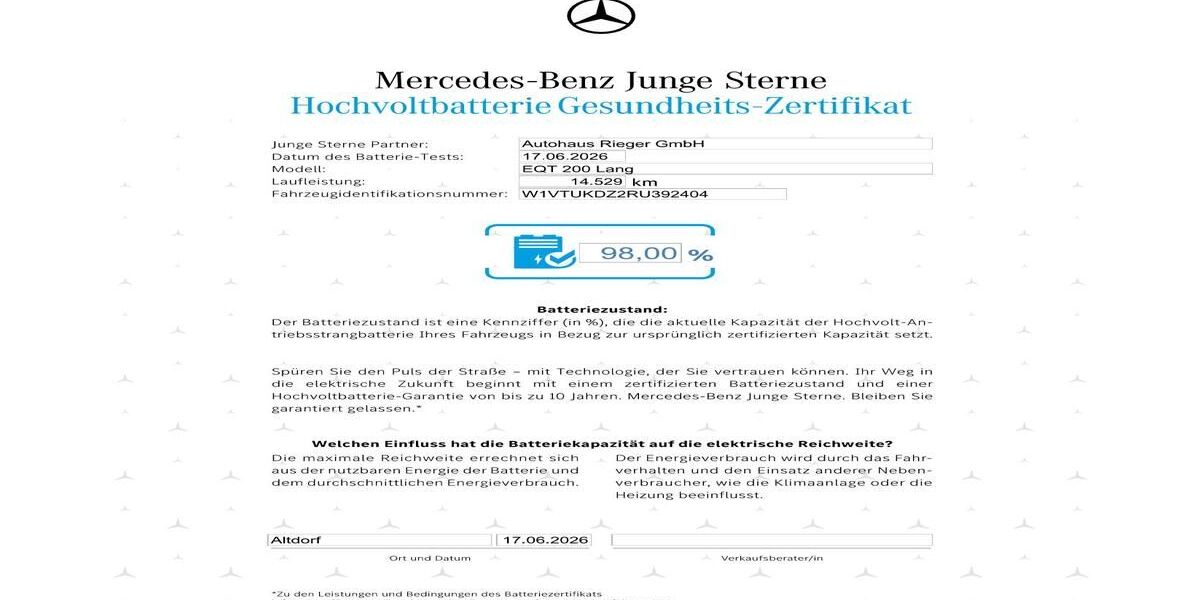 Mercedes-Benz EQT 14.529 km 33.555 &euro; Altdorf 90518