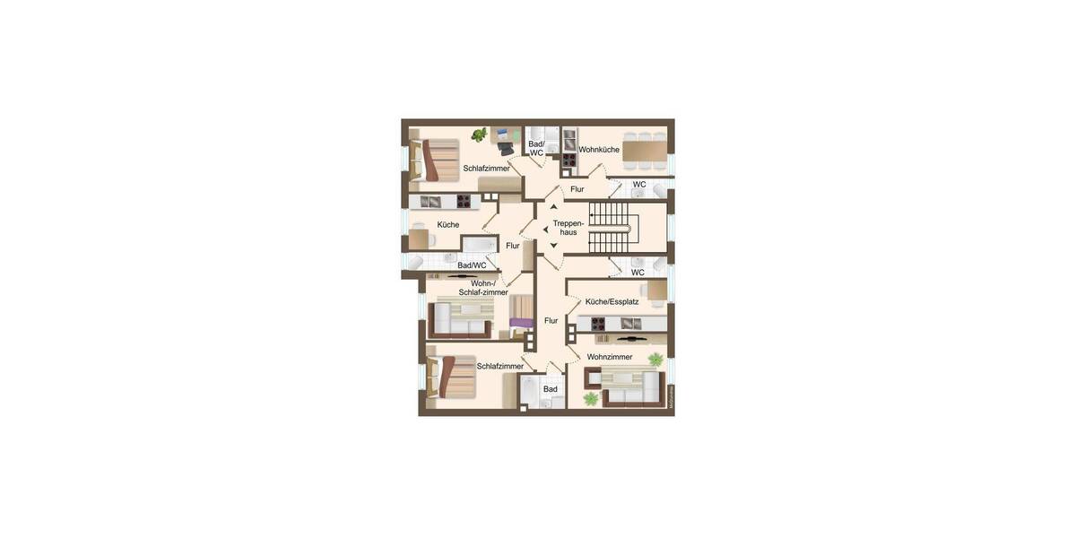 Mehrfamilienhaus, Wohnhaus Fürth Südstadt - 1 Zimmer, 895.000&euro; | Angebot:26908326