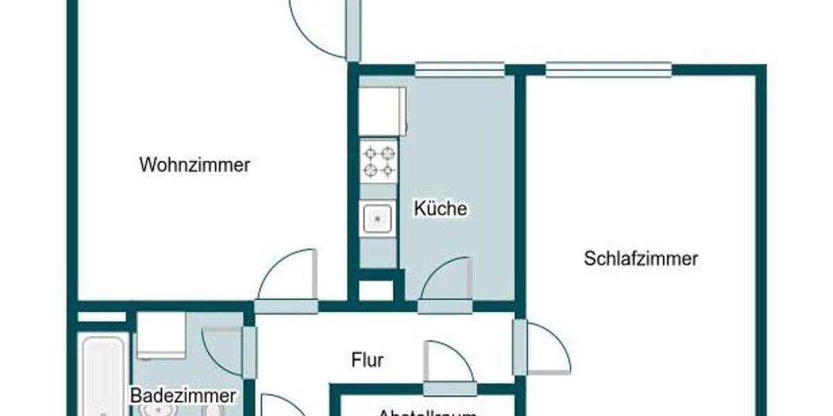 Attraktive 2-Zimmer-Wohnung mit stabilem Mietverhältnis im Nürnberg Süden 2 zimmer