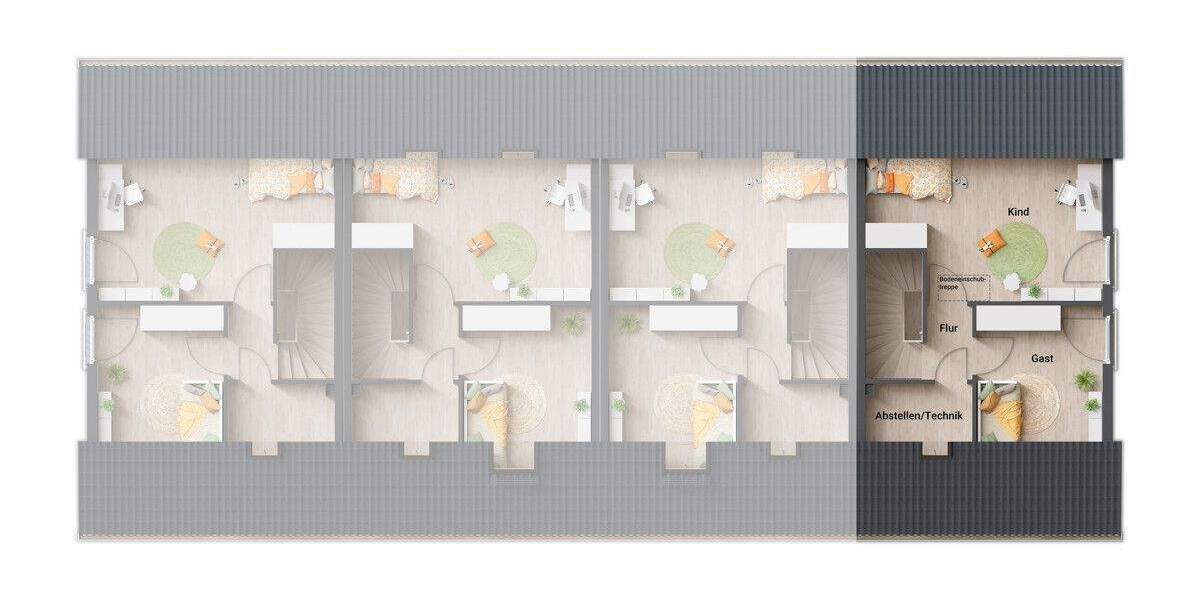 Reihenendhaus Forchheim - 5 Zimmer, 141 m&sup2;, 660.194&euro; | Angebot:24972287