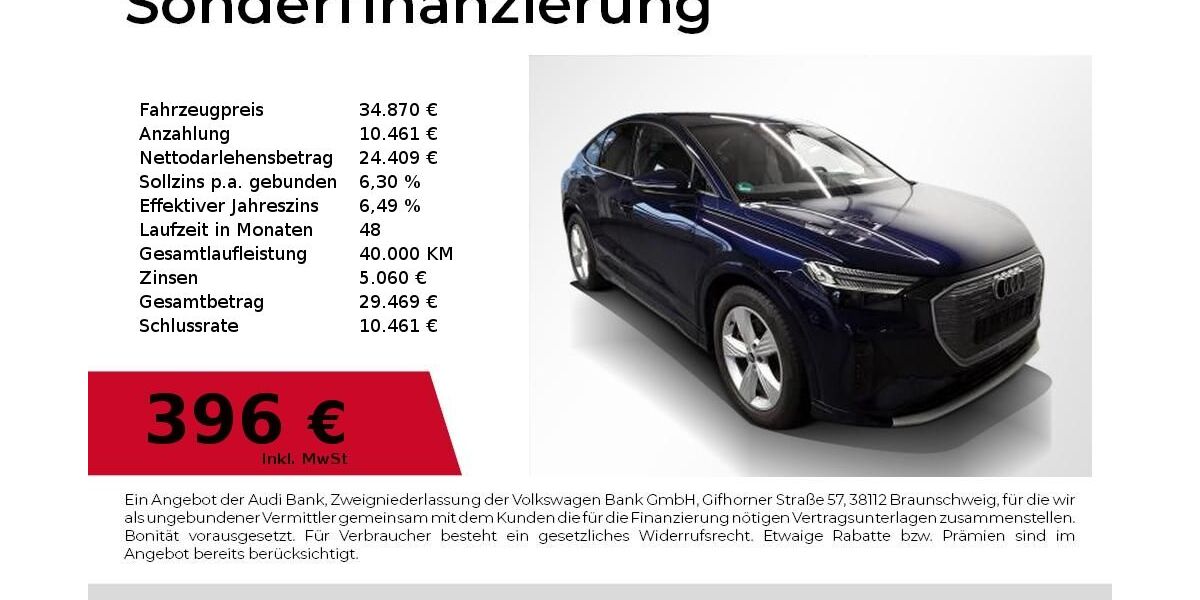 Audi Q4 e-tron 40.100 km 34.870 &euro; Nürnberg 90411