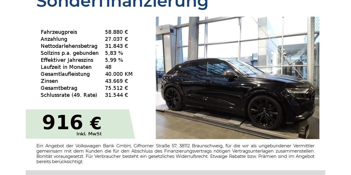 Audi Q8 146.350 km 58.880 &euro; Nürnberg 90431