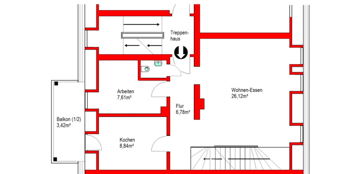 Sonnige 3-Zimmer-Maisonette mit Balkon&Dachloggia in Top Lage 3 zimmer