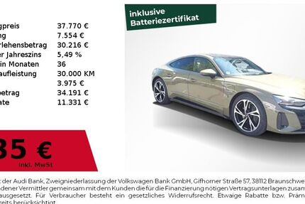Audi e-tron GT 158.910 km 37.770 &euro; Nürnberg 90441