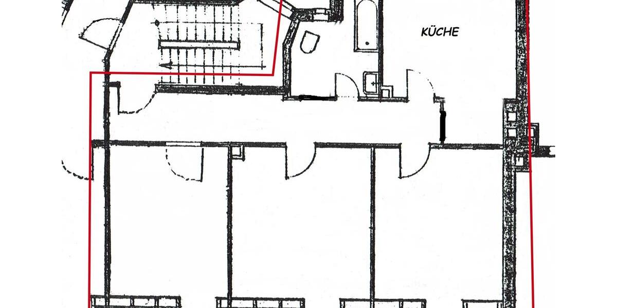 Dachgeschoßwohnung Nürnberg Gleißhammer - 3 Zimmer, 75 m&sup2;, 800&euro; | Angebot:24733109