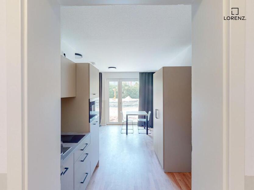 Toll geschnittenes 1-Zimmer-Apartment im Lichtenreuth Quartier zimmer