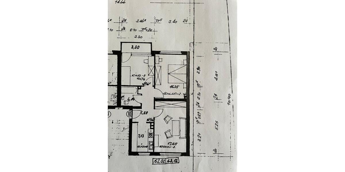 Etagenwohnung Nürnberg Gleißhammer - 3 Zimmer, 64 m&sup2;, 225.000&euro; | Angebot:27236582