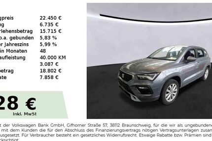 Seat Ateca 82.450 km 22.450 &euro; Nürnberg 90431