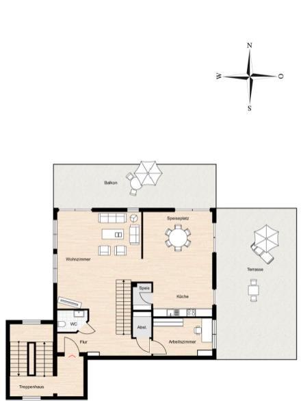 Vollmöbliertes Loft in Schniegling zu vermieten (Jan-Mai 2026) zimmer