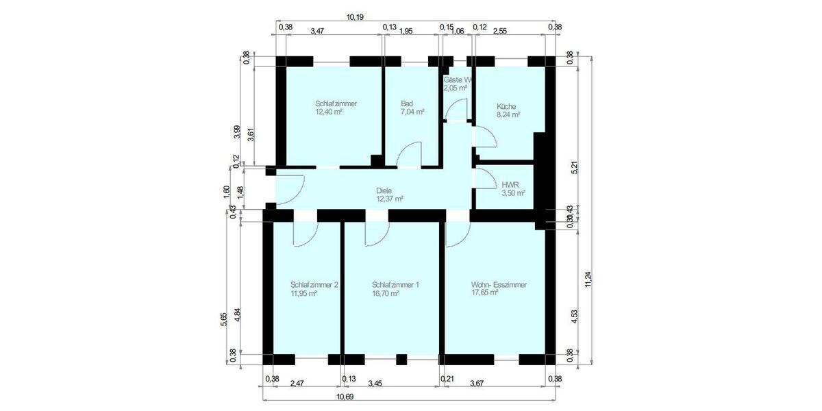 Hochparterre Nürnberg Gärten bei Wöhrd - 4 Zimmer, 92 m&sup2;, 1.600&euro; | Angebot:27605198