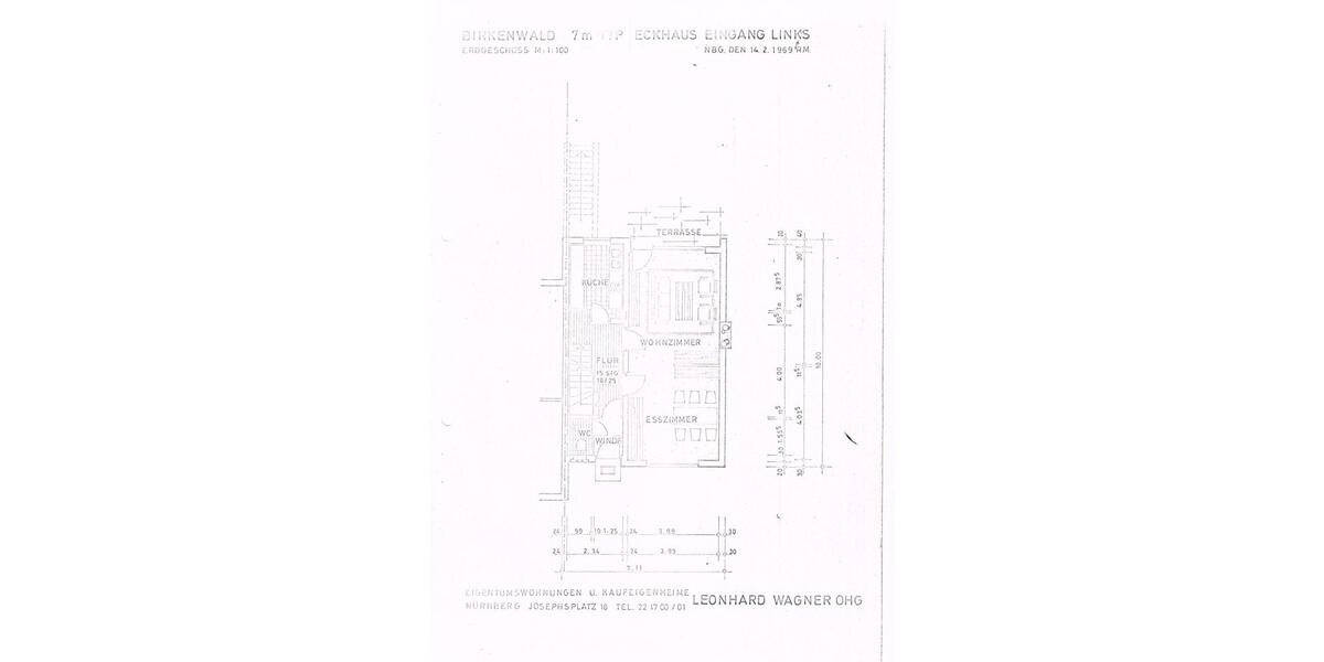 Reihenhaus Nürnberg Gebersdorf - 7.5 Zimmer, 140 m&sup2;, 595.000&euro; | Angebot:23826550