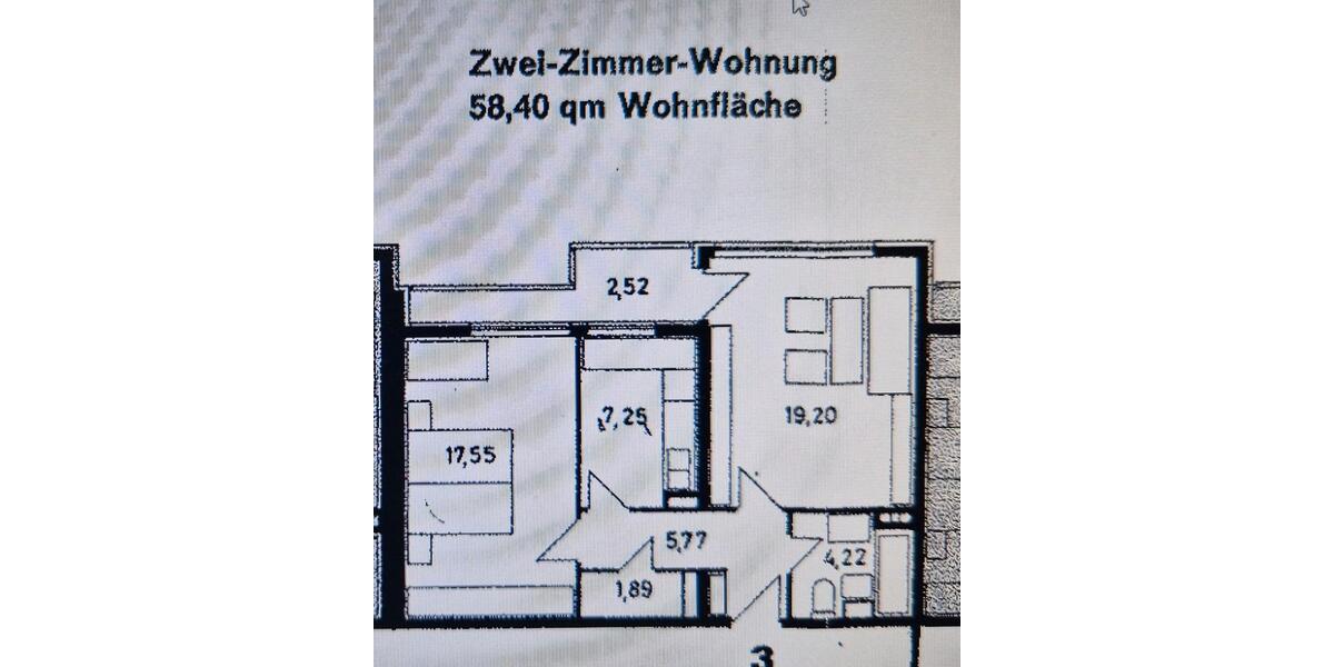 Etagenwohnung Nürnberg Langwasser - 2 Zimmer, 58 m&sup2;, 215.000&euro; | Angebot:27077325