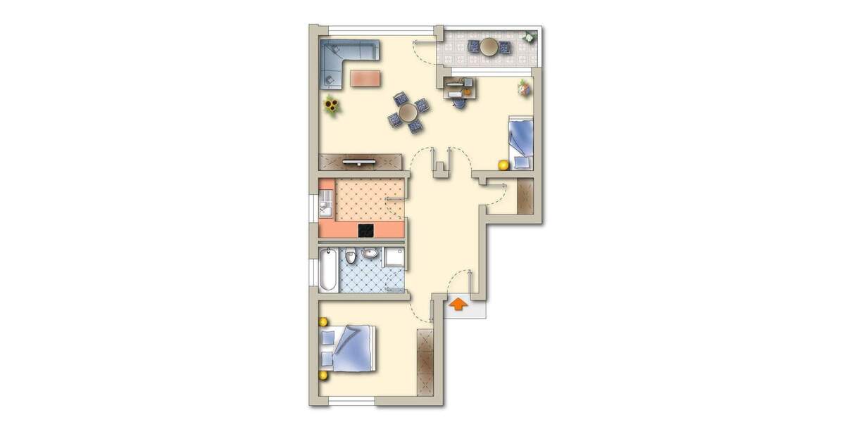 Wohnung mit Weitblick in Erlangen 3 zimmer