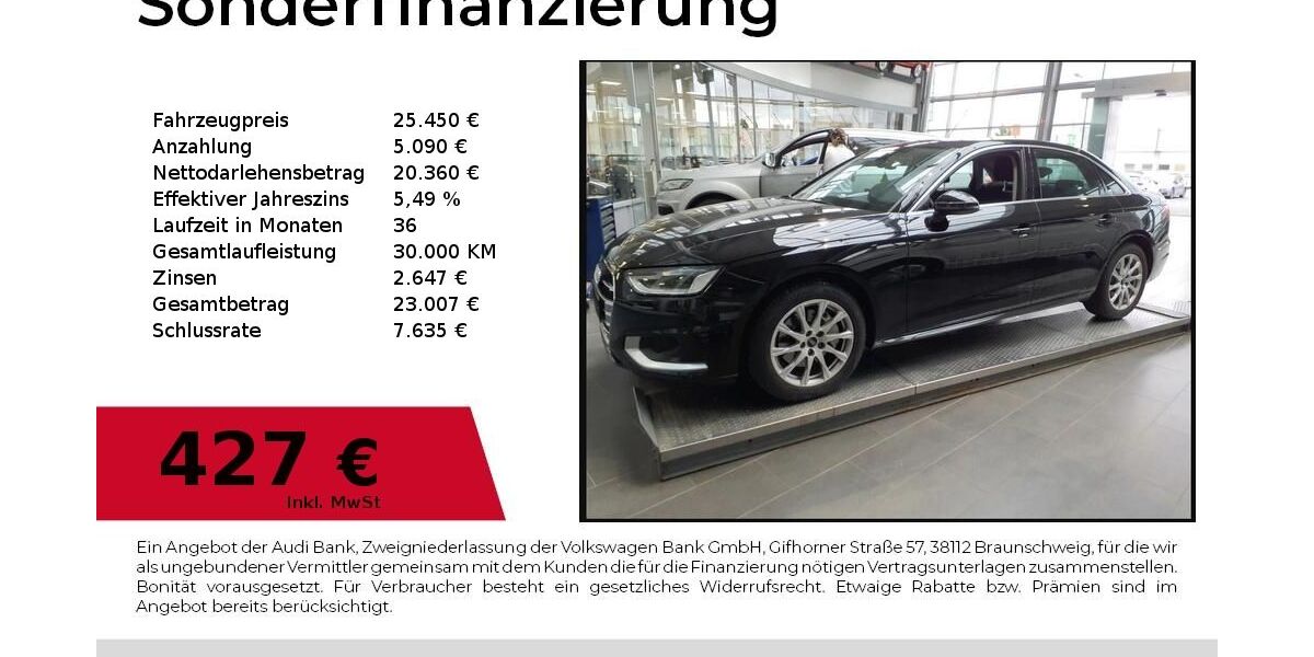 Audi A4 49.600 km 25.450 &euro; Nürnberg 90441
