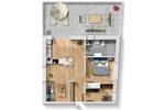 Etagenwohnung Nürnberg Höfen - 2 Zimmer, 76 m&sup2;, 520.000&euro; | Angebot:26904454