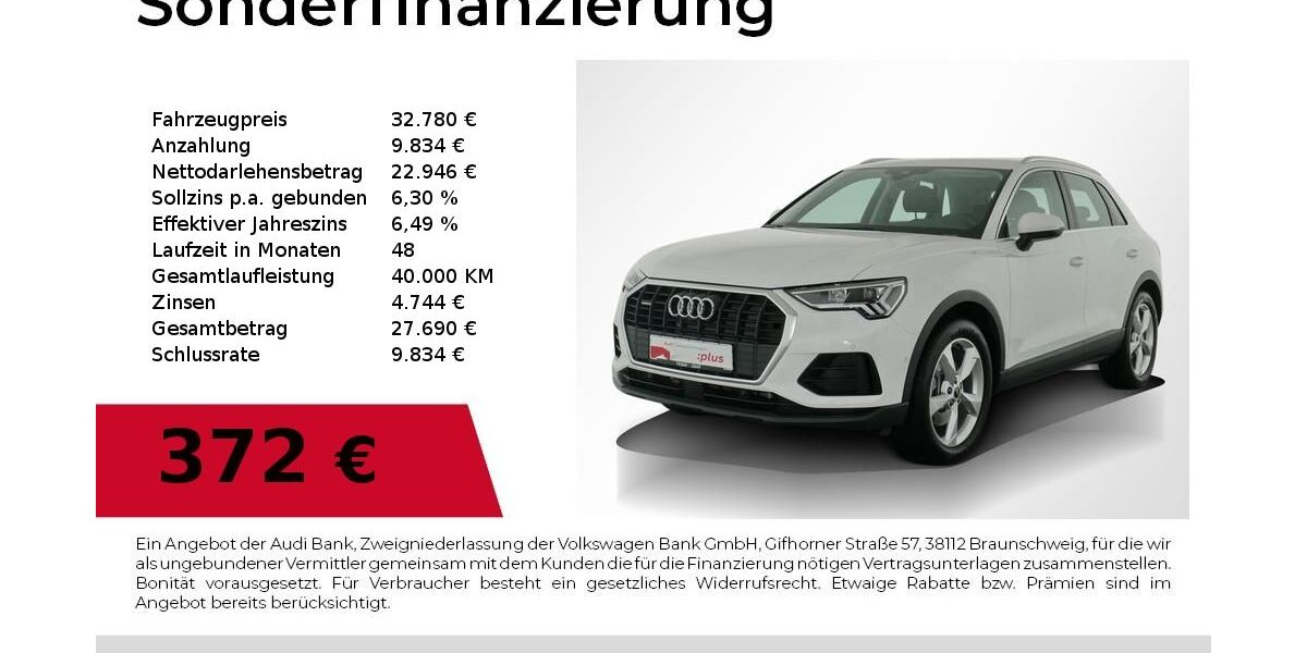 Audi Q3 11.200 km 31.940 &euro; Nürnberg 90411