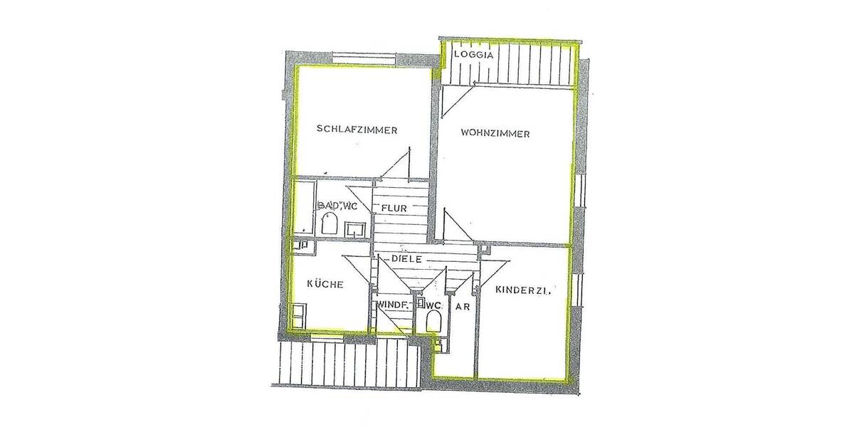 Etagenwohnung Schwaig bei Nürnberg Schwaig - 3 Zimmer, 71 m&sup2;, 675&euro; | Angebot:26686585